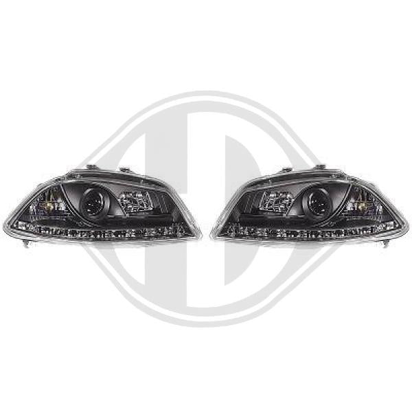 Seat Ibiza 02-08 - Zestaw reflektora głównego
