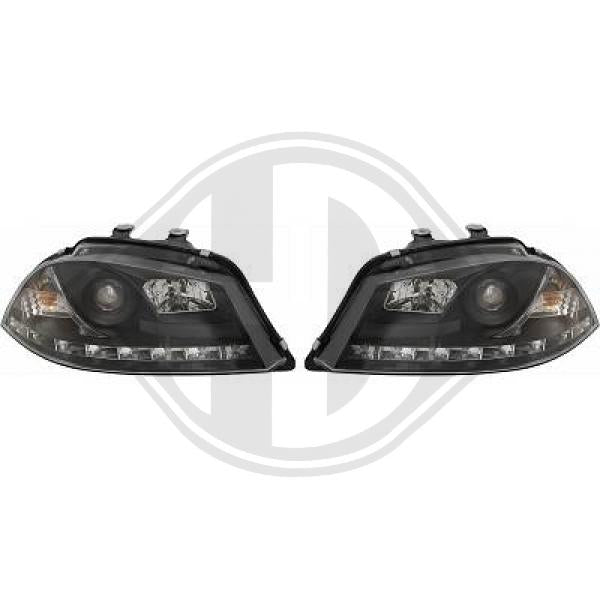 Seat Ibiza 02-08 - Zestaw reflektora głównego