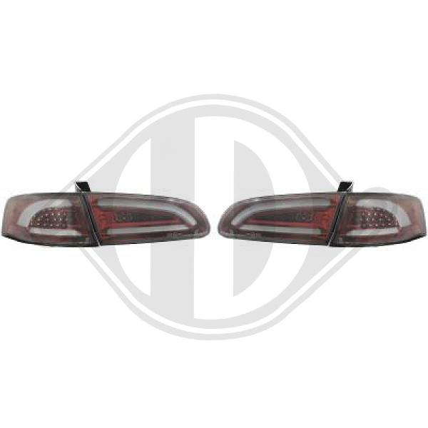 Seat Ibiza 02-08 - Zestaw lampy tylnej