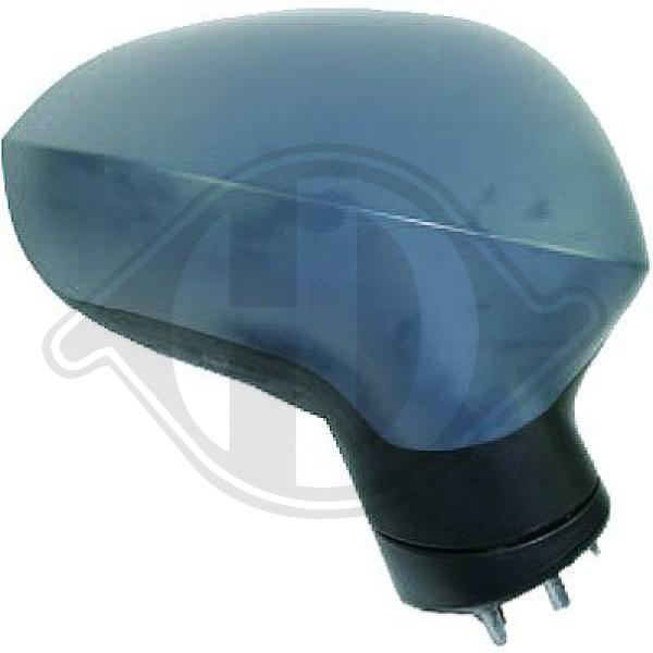 Seat Ibiza Lim./Sportcoupe 08-12 - Lusterko zewnętrzne