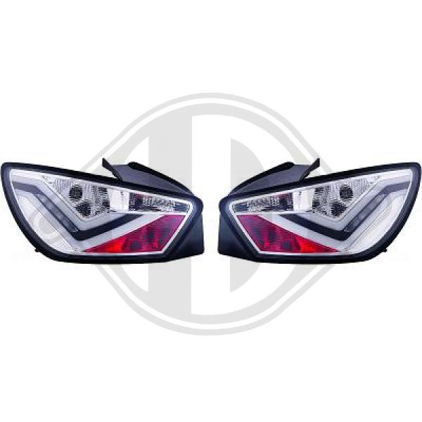 Seat Ibiza Lim./Sportcoupe 08-12 - Zestaw lampy tylnej