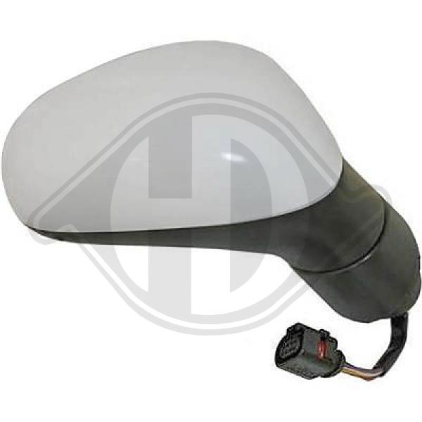 Seat Leon 05-09 - Lusterko zewnętrzne