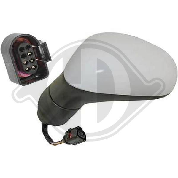 Seat Leon 09-12 - Lusterko zewnętrzne