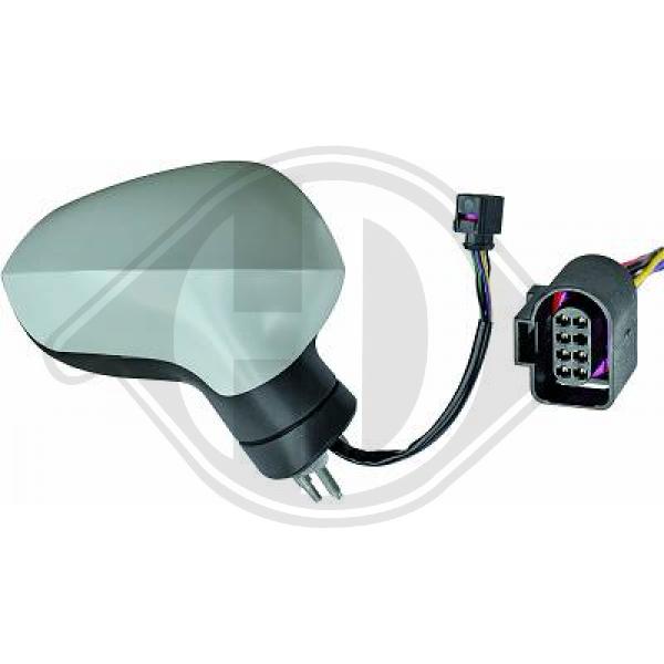 Seat Leon 09-12 - Lusterko zewnętrzne