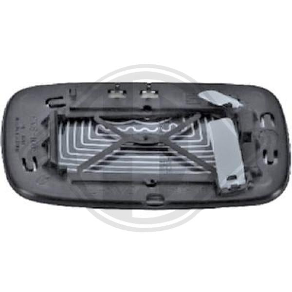 Volvo S40/V50 04-12 - Szkło lusterka lusterko zewnętrzne