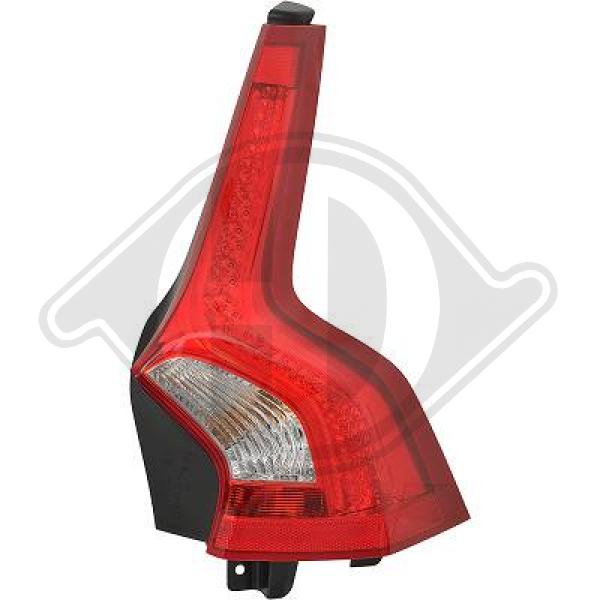 Volvo S60 V60 (Typ Y20) 10->> - Lampa tylna zespolona