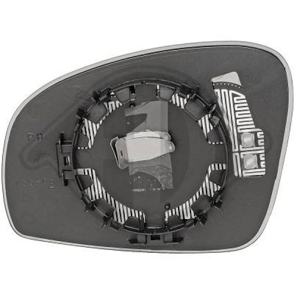 Skoda Fabia3/4/5Trg/Kombi 07-10 - Szkło lusterka lusterko zewnętrzne