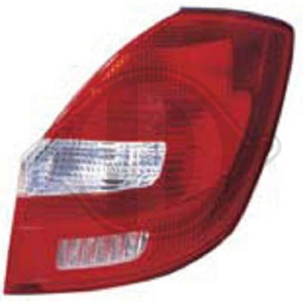 Skoda Fabia3/4/5Trg/Kombi 07-10 - Lampa tylna zespolona
