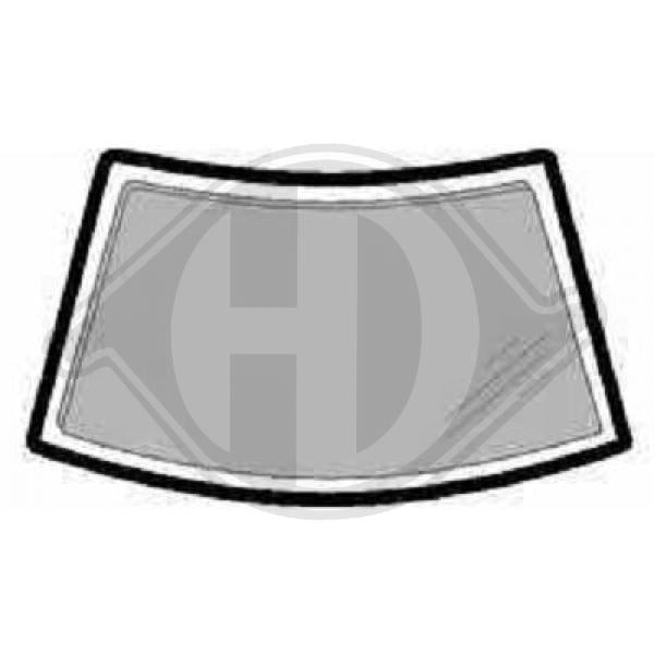 Kia Shuma I Stufenheck 4-Türig 98-01 - Rama szyby czołowej