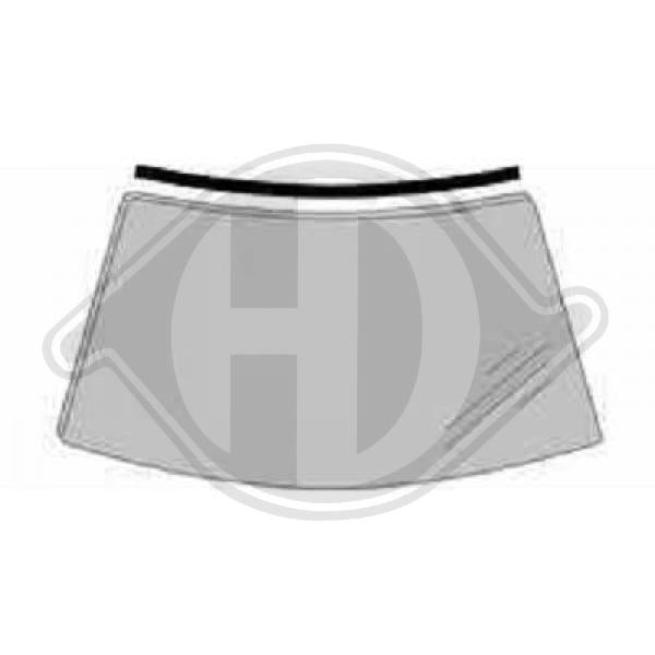 Mercedes C-Kl. (C203)Sportcoupe 01-04 - Rama szyby czołowej