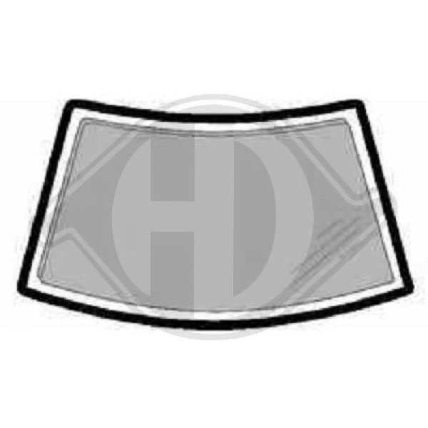 Fiat Punto 93-99 - Listwa ozdobna / ochronna szyba czołowa