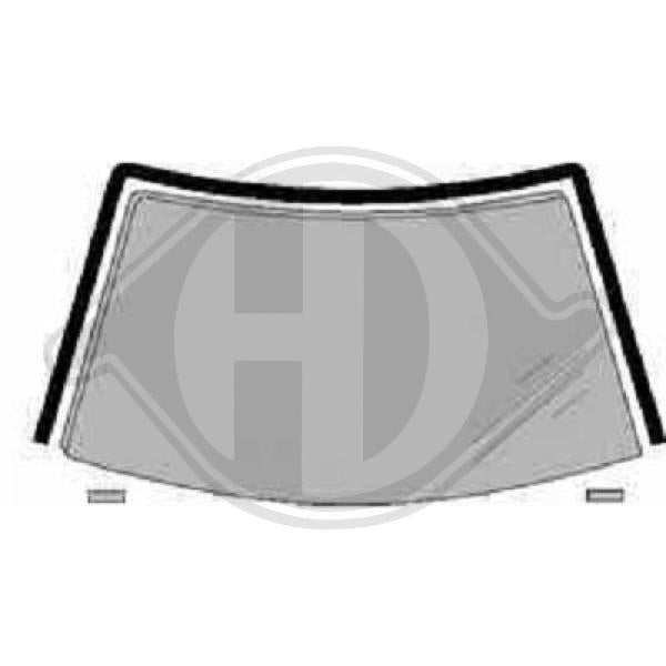 Citroen Saxo 96-99 - Listwa ozdobna / ochronna szyba czołowa