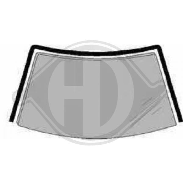 Fiat Seicento 98-01 - Uszczelka szyba czołowa