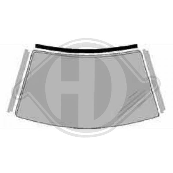 Ford Galaxy 95-00 - Listwa ozdobna / ochronna szyba czołowa