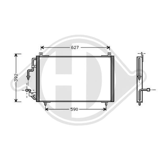 Peugeot 406 95-99 Lim./Kombi - Skraplacz klimatyzacja
