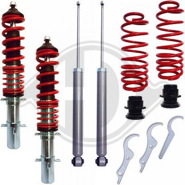 Volkswagen - Zestaw zawieszenia sprężyny śrubowe / amortyzatory