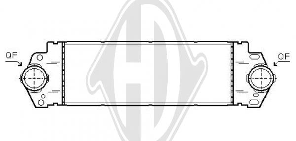 Volkswagen - Chłodnica powietrza doładowującego