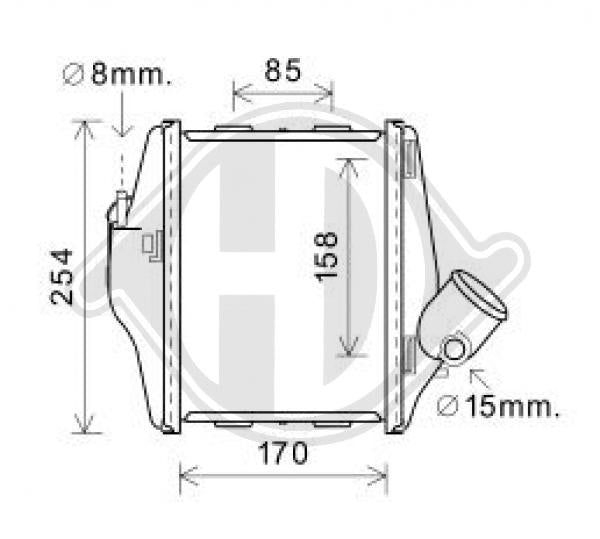 Mercedes - Chłodnica powietrza doładowującego