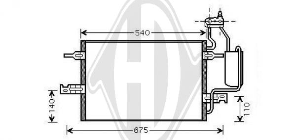 Opel - Skraplacz klimatyzacja