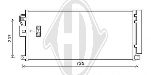 Opel - Skraplacz klimatyzacja