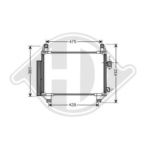 Toyota - Skraplacz klimatyzacja