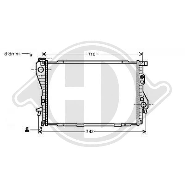 BMW - Chłodnica układ chłodzenia silnika