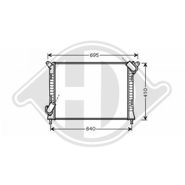BMW - Chłodnica układ chłodzenia silnika